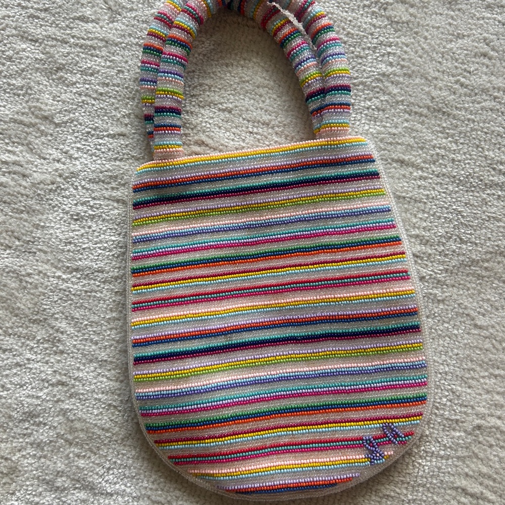 Susan Alexandra Multicolor Striped Mini Bag